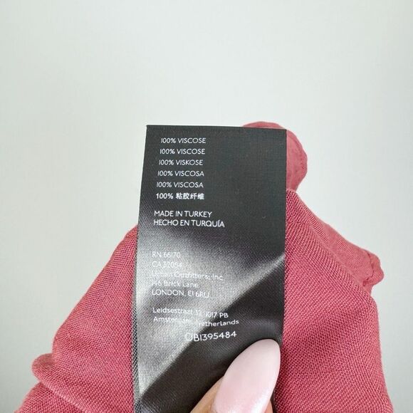 FREE PEOPLE | Roma Rust Satin Look Shorts Cherry Mahogany Women’s Size Small - Picture 9 of 10